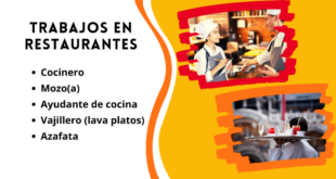 NUEVOS RESTAURANTES REQUIEREN DE PERSONAL PARA CUBRIR VARIAS AREAS DE TRABAJO |Póstula